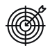 A target with an arrow in the center, symbolizing precision and focus in digital marketing strategies.